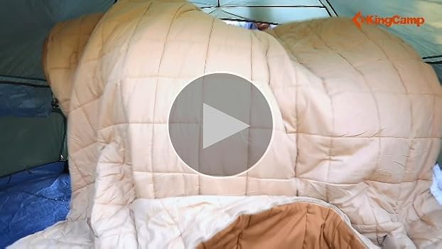 Amazon.co.jp: KingCamp コットンフランネル寝袋 フリース